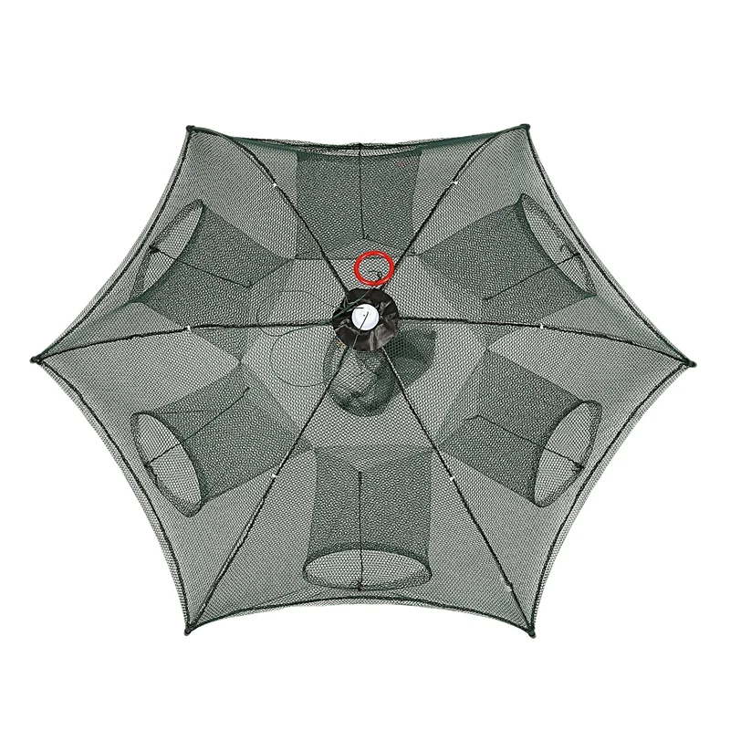 BMDT портативная складная 6 сторонняя Автоматическая рыболовная сеть с
