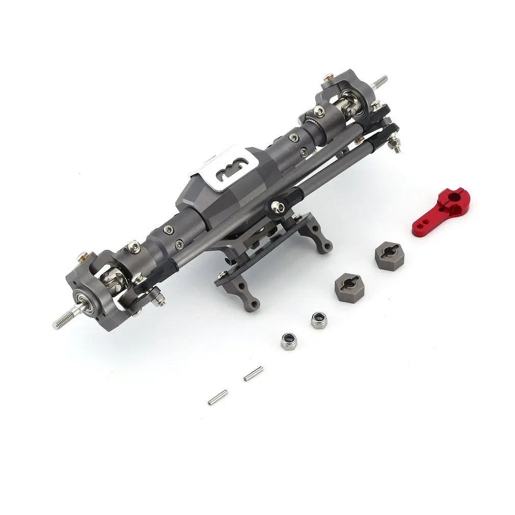 

Scx10 Front Rear Portal Axle Aluminum Alloy Cnc Anodized Full For 1/10 Rc Crawler Car Axial Scx10 Ii 90047 90046 Upgrade Parts