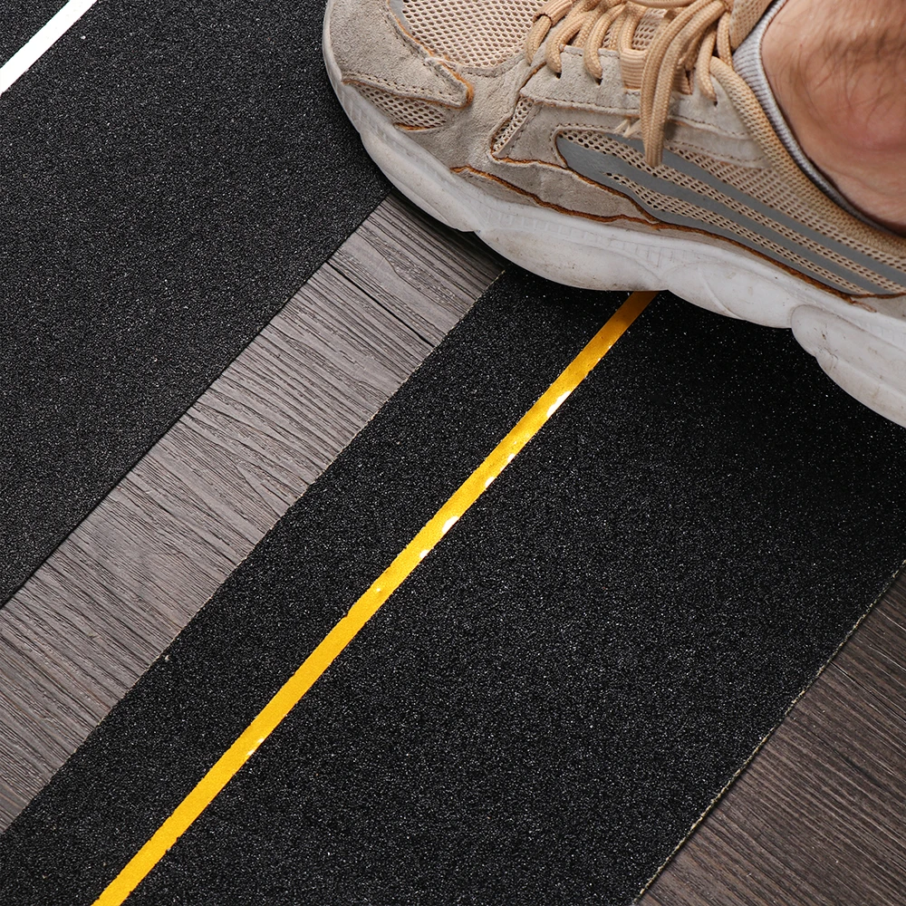 Самоклеящаяся Нескользящая защитная лента 1 шт. черная наклейка ступени для