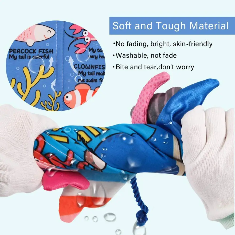 Детские игрушки Beiens Мягкая тканевая книга погремушки для новорожденного ребенка