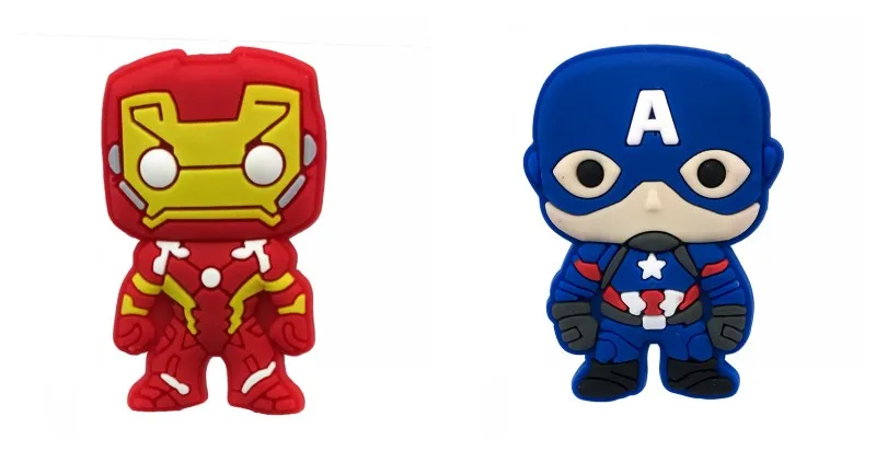 5036-04 11 mix8pcs 8 шт. Marvel Мститель пвх магниты на холодильник экшн-фигурка магнитная наклейка домашний декор магнит на холодильник детские игрушки вечерние подарки - Цвет: 5036-04 11 mix8pcs