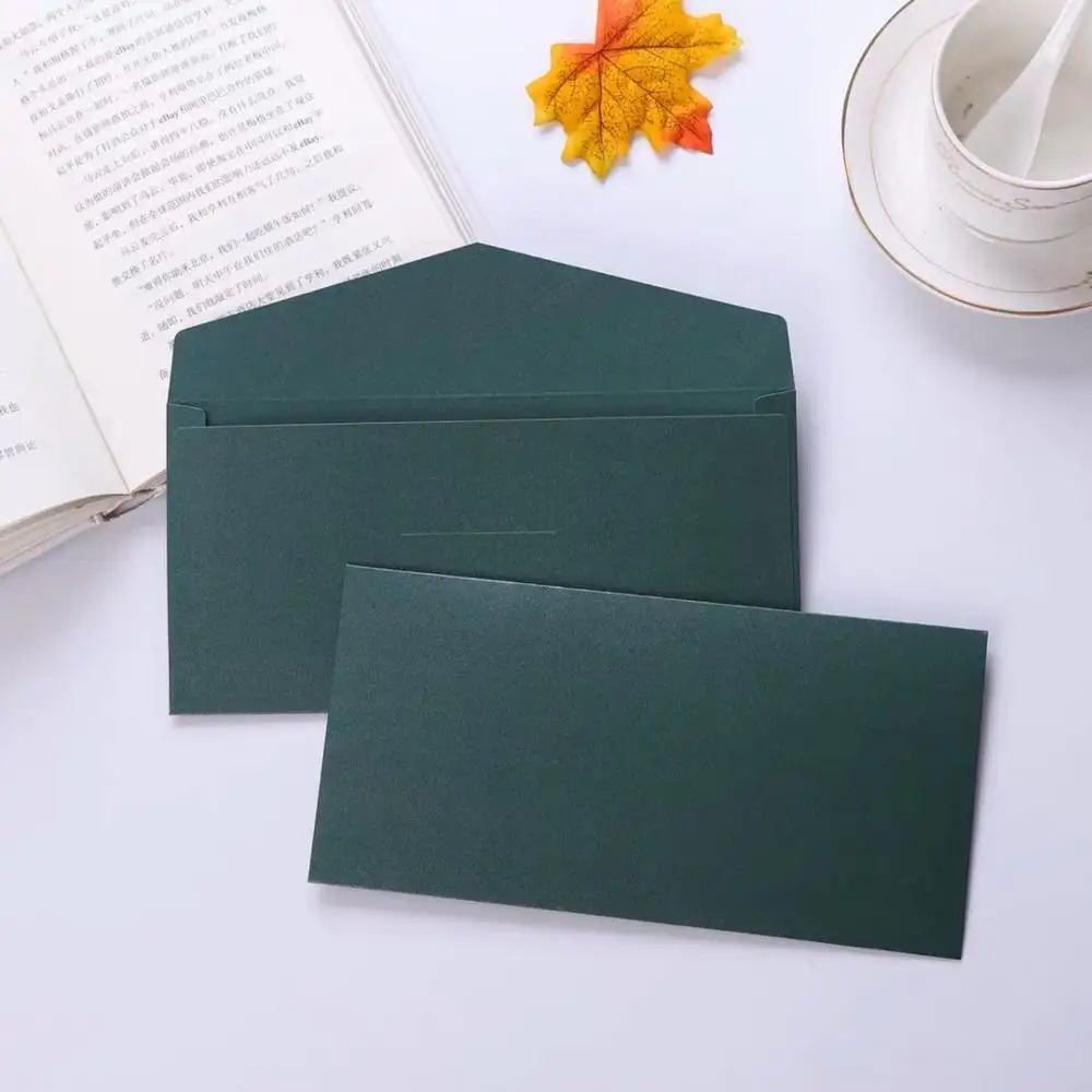 Конверт жемчуг Бумага класса люкс с буквенным принтом стационарный 9 Цвета мини