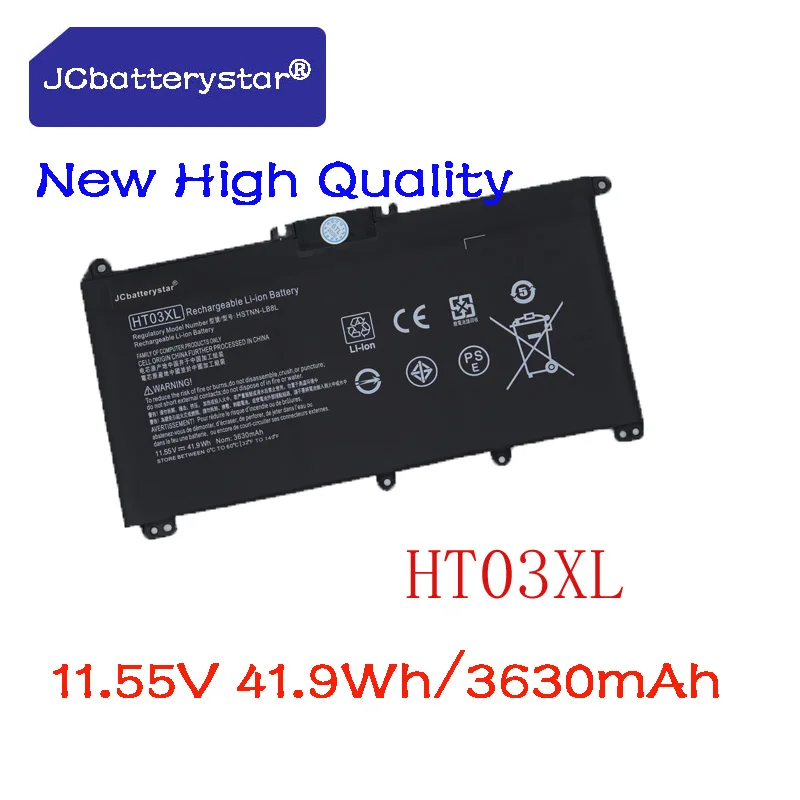 Высококачественный аккумулятор JC HT03XL для Pavilion HP 14 CE0025TU CE0034TX 15 CS0037T 255 G7 HSTNN LB8L L11421