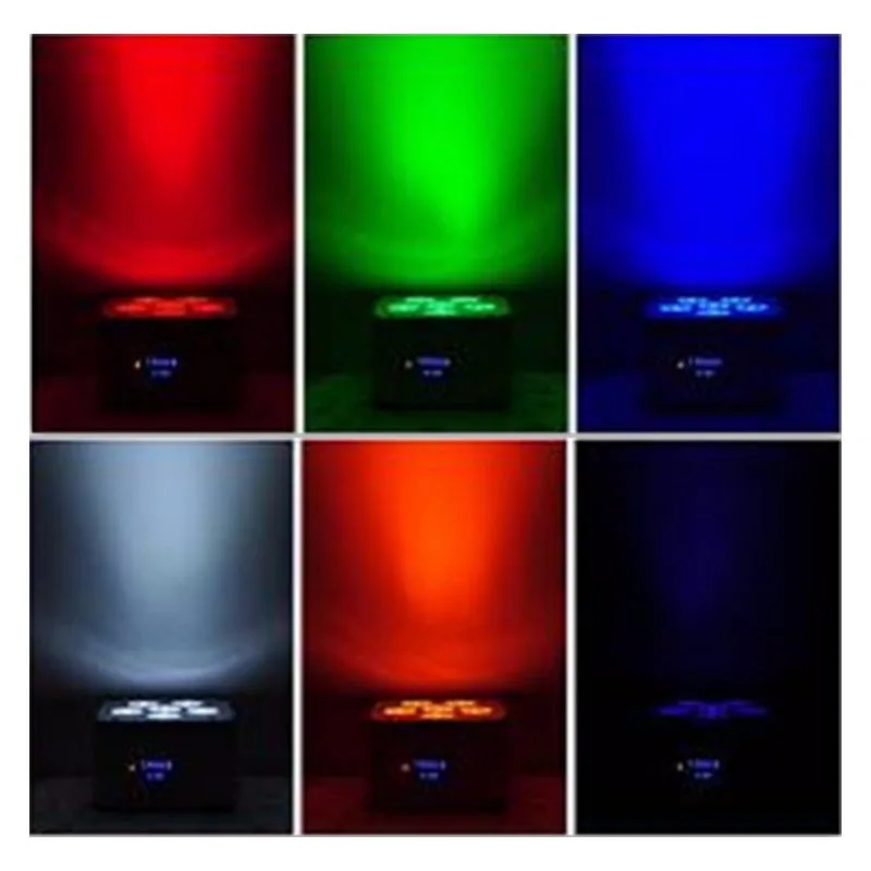 10 шт./Чехол беспроводной Uplighting RGBWA UV 6*18 Вт DJ оборудование на батарейках
