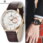 Часы наручные PAGANI DESIGN 2021Top Brand мужские с кожаным ремешком, роскошные модные спортивные деловые водонепроницаемые кварцевые, в стиле милитари