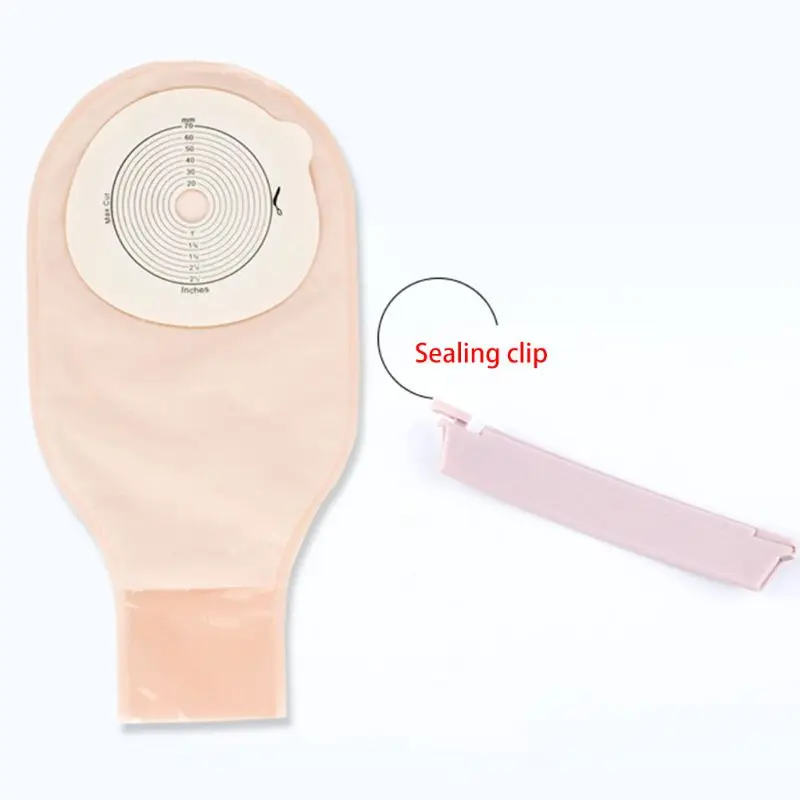 10 шт взрослых одноразовые сумки с колостомией Ostomy поставки Drainable мешок для Ileostomy Stoma уход открытый закрытый конец Cut-to-Fit
