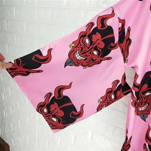 

Japanese Fashion Blouse Women Harajuku Kimono Cardigan for Summer Summer Loose Shirt Tops Casual Man Kimonos Coat Yukata Robe