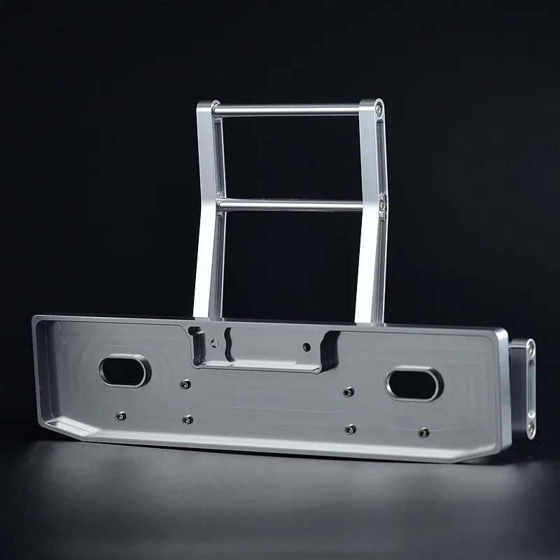 CNC сплав переднего ограждения бампер лопата и светодиодный светильник для 1/14