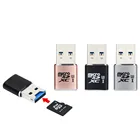 USB 3,0 MICRO SD высокоскоростной кардридер из алюминиевого сплава USB 3,0 мини кардридерMICRO SDSDXC алюминиевый TF кардридер 20 #23
