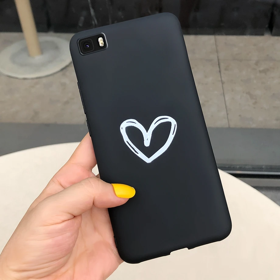 Красный Мягкий чехол для Coque huawei P8 Lite, чехол, силиконовый чехол для Capas huawei P8 P 8 Lite ALE-L21 P8Lite, чехол, чехол - Цвет: Красный