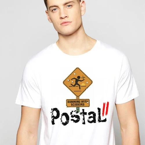 

POSTAL2 VIDEO GAME Shirt short sleeve cotton t-shirt women and men