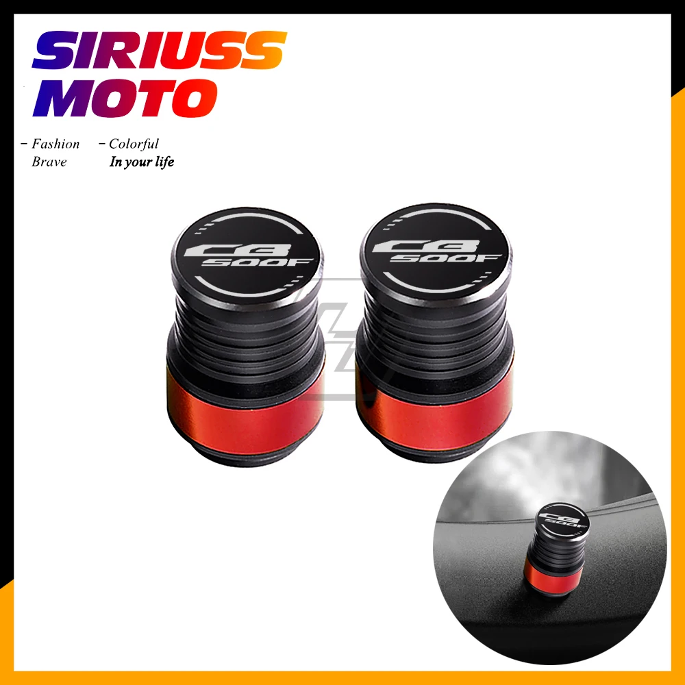 

Motorcycle Accessories Wheel Tire Valve Caps Case for Honda CB500F CB500 F CNC Aluminum