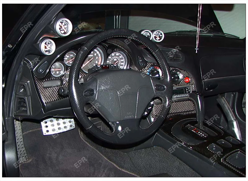 Углеродная внутренняя отделка для Mazda RX7 FD3S Замена интерьера(4 шт.) LHD/RHD(потребуется работа для установки) Комплект кузова тюнинг для FD3S