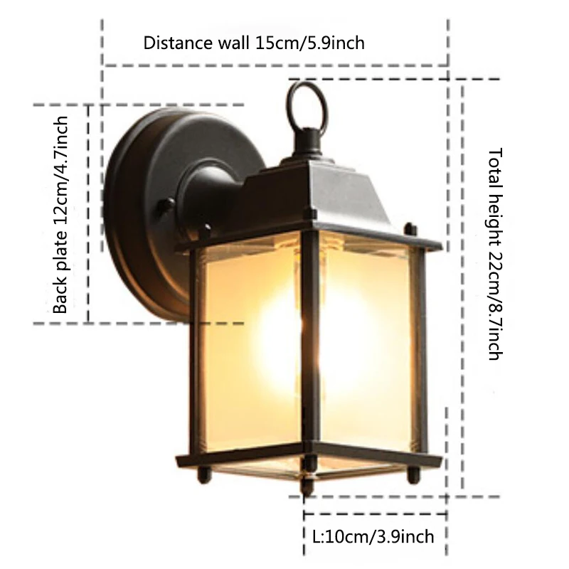 Творческий Водонепроницаемый светодиодный настенный светильник Светильники