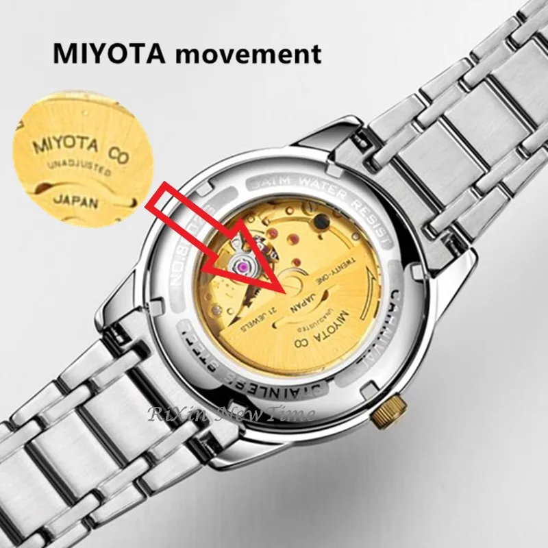 Carnival Tritium T25 светящиеся японские автоматические механические часы MIYOTA мужские