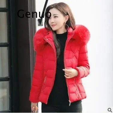 Down Coats Female Winter Jackets Women Parkas 2021 New Fur Collar Hooded Warm Coat Woman Down Jacket Outerwears