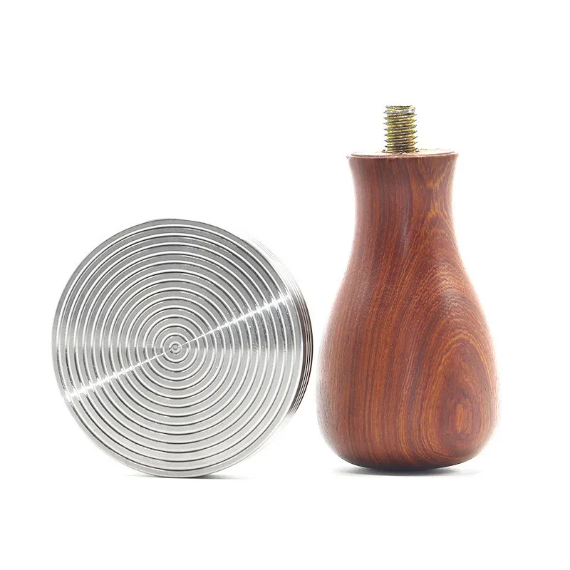 Откалиброванный молоток кофейного порошка сандалового дерева 49/51/58 мм с