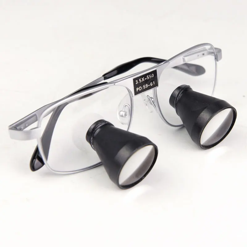 

Customized 3.5X Binocular Dental Loupe Through The Lens Surgery Operation TTL Magnifier Different Working Distance Optional