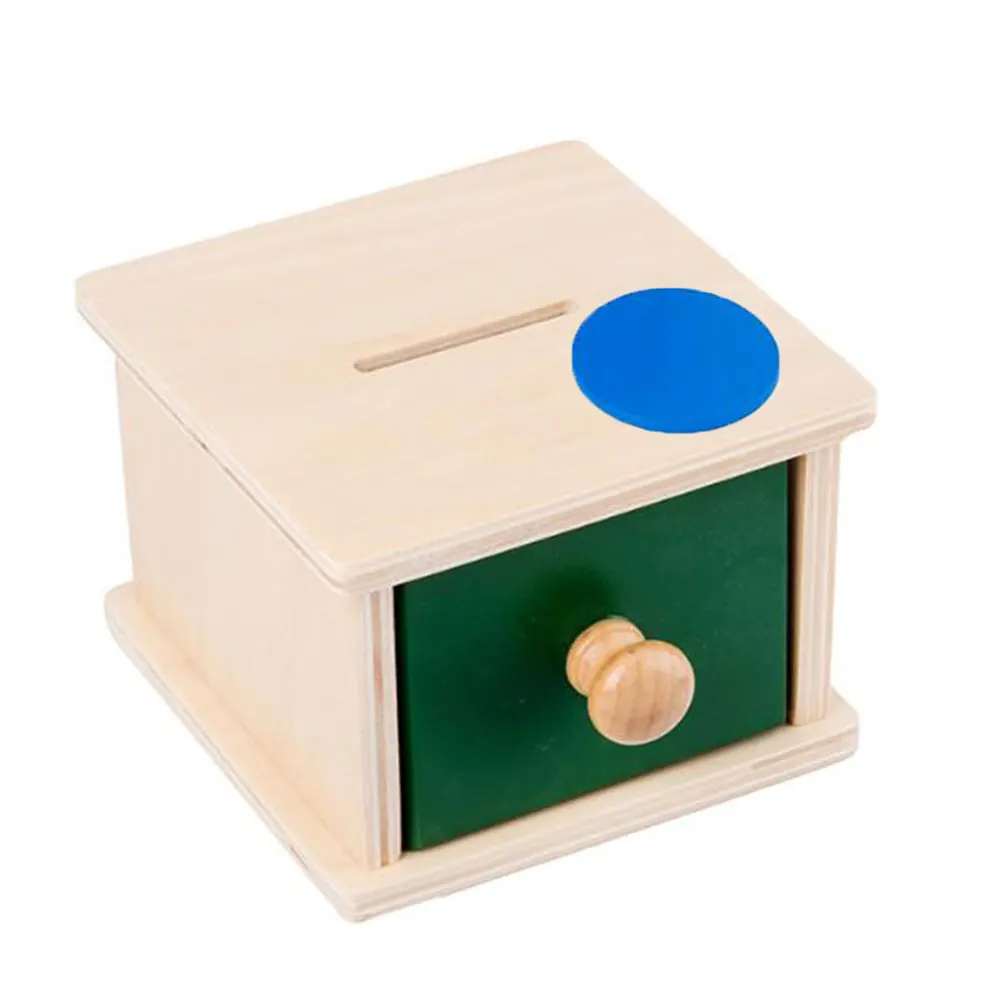 

Educational Interactive Toys Toddler Wooden Coin Box Ball Matching Case Learning Hand-eye Coordination Kit for Boys Girls