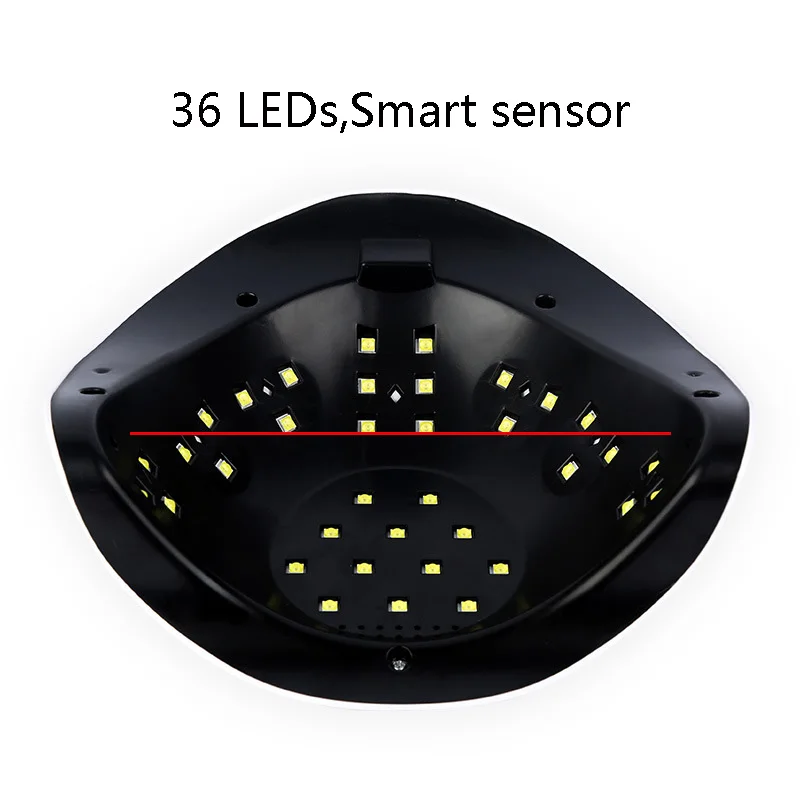 120W Powerful UV LED Nail Lamp 36 LEDs Dryer Manicure Pedicure Fast Dry All Gel Polish Motion Sensor Salon | Красота и здоровье