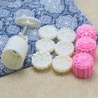 6 шт.4 шт.компл. 50 г и другие 3D формы для выпечки, Пластиковая форма для шоколада, самодельные кухонные аксессуары для выпечки, белый цветок