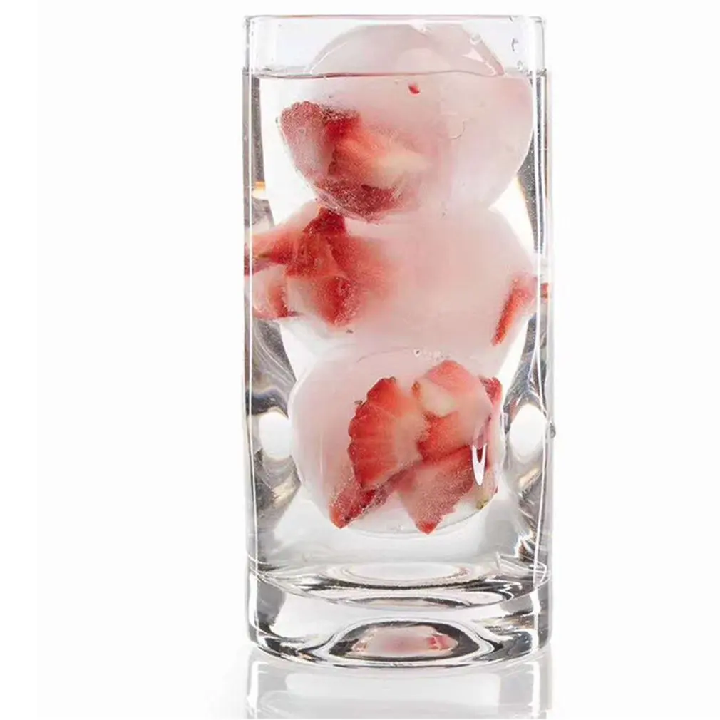 4 отверстия силикагель Сферический лед пресс формы &quotсделай сам&quot форма для