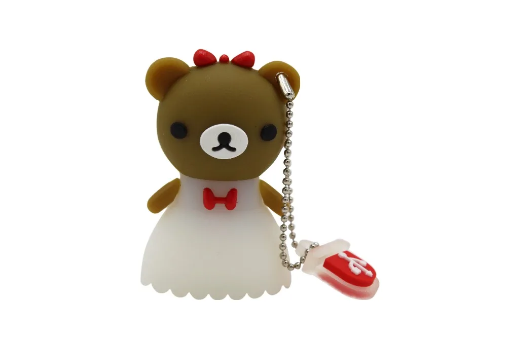 USB флеш-накопитель с надписью ME, 64 ГБ, милый свадебный медведь, 4 ГБ, 8 ГБ, 16 ГБ, 32 ГБ, флешка, USB 2,0, Usb