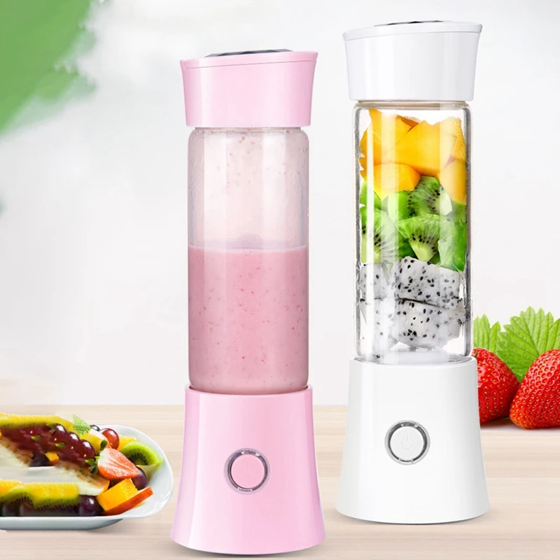 

480ML Portable Juicer Electric USB Charging Smoothie Blender Machine Mixer Mini Juice Cup Maker Fast Blenders