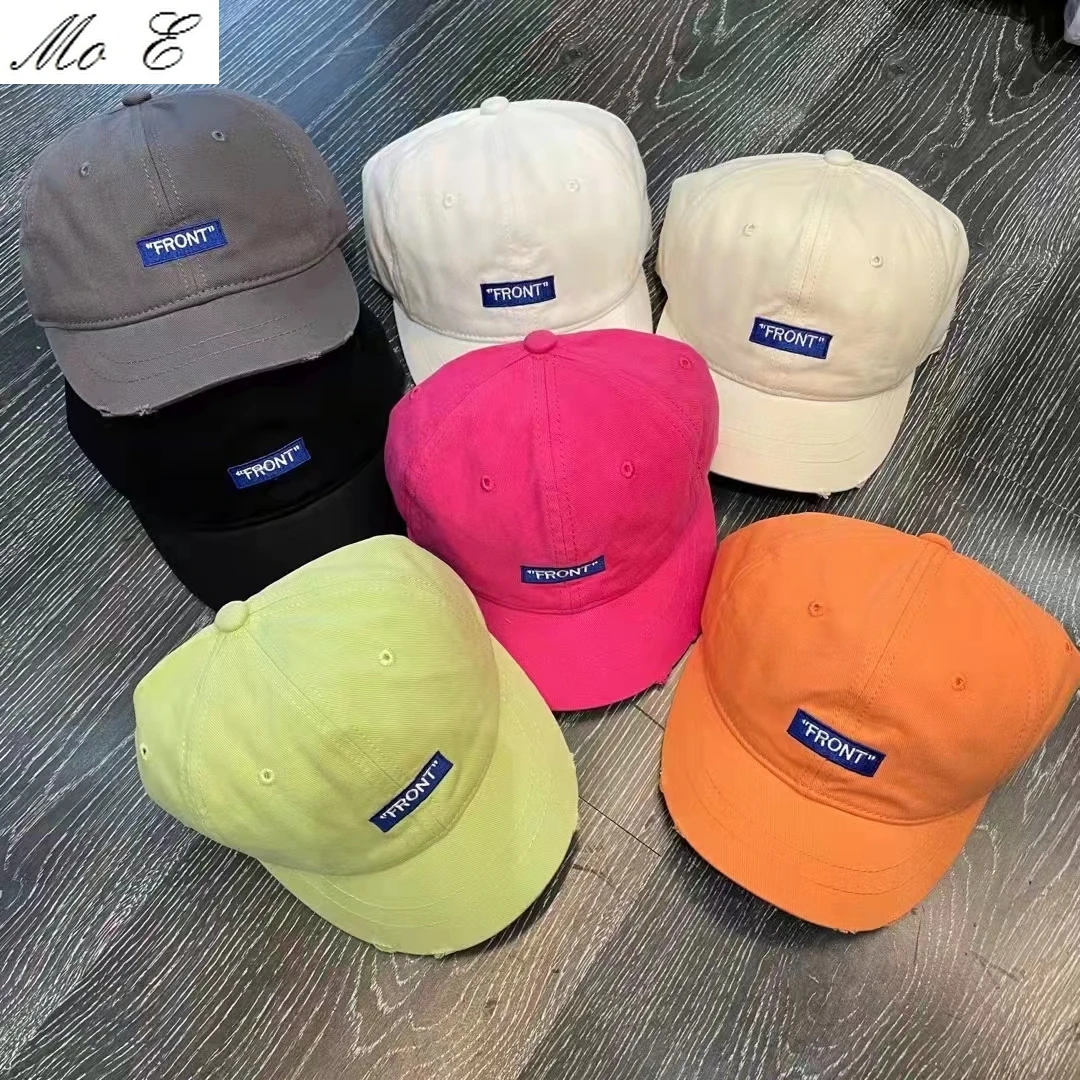 

New Sale Letter Front Embroidery Baseball Cap Simple Words Adjustable Fashion Hip Hop Unisex Hats