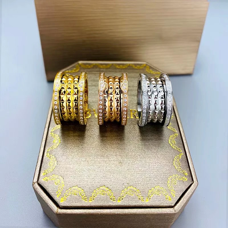 

925 sterling silver fashion couple ring fashion brand ladies ring with diamond luxury high quality gift classic lover male ring