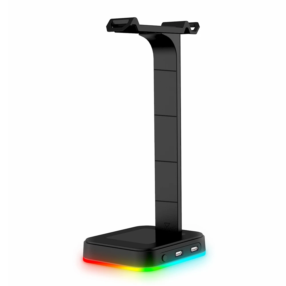 

Держатель для наушников RGB Накладные наушники Настольный кронштейн держатель для наушников стойка для дисплея 3,5 мм USB держатель игровые ак...