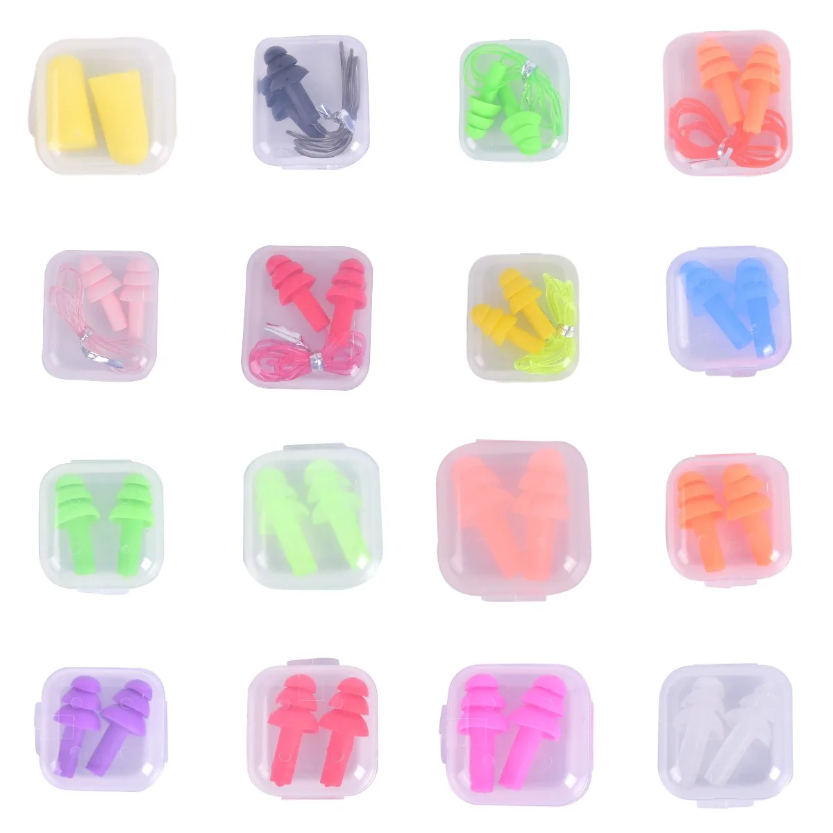 

2pcs Ear Plugs Anti-noise Soft PU Cotton Soft Foam Ear Plugs Prevention Earplugs Noise Reduction Improve Sleep Tools With Box