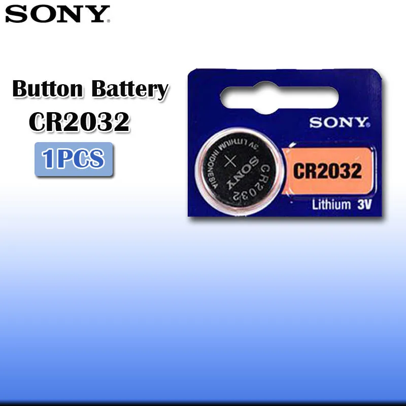 1 шт./лот оригинальная литиевая батарея sony CR2032 3 в для часов, калькулятор с пультом дистанционного управления CR2032 2032, батарейки для монет на кнопках