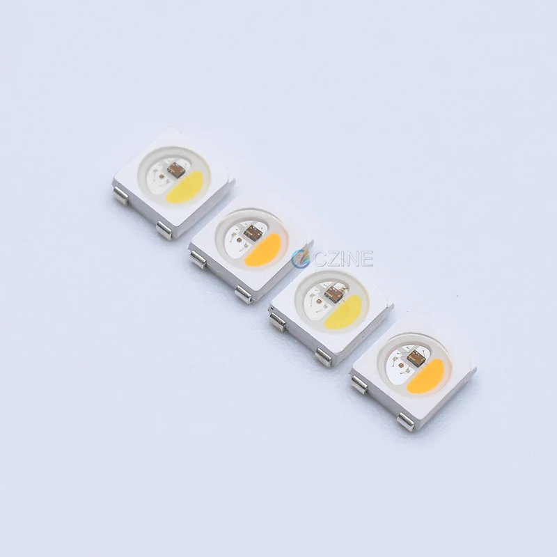 1000pcs/Bag Czinelight 5v High Bright Sk6812 Ws2812 5050 Smd 4Pin Rgbw Rgbww Addressable Led Emitting Diode