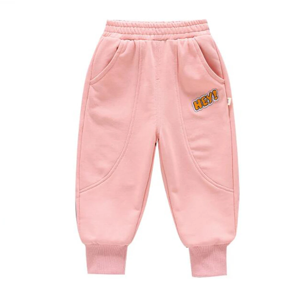 

2022 Spring New Toddler Girl Pants Solid Color Casual Kids Clothes Children Outwear Trousers