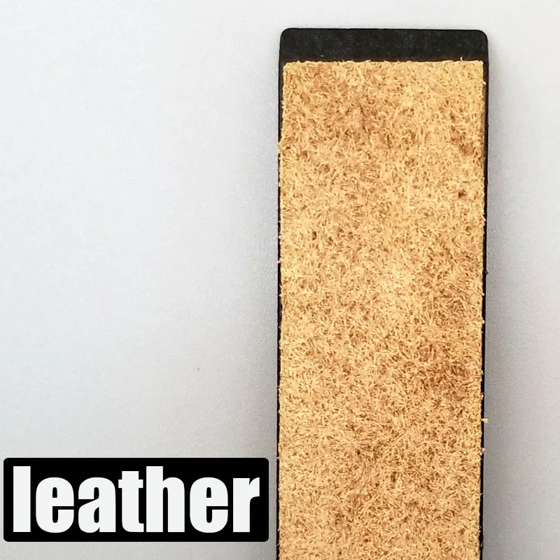 polishing leather 240/400/600/1000 Алмазный Кухня точилка камни ножей, точильный камень, несколько наборов варианты небольших мостов светильник - Цвет: polishing leather