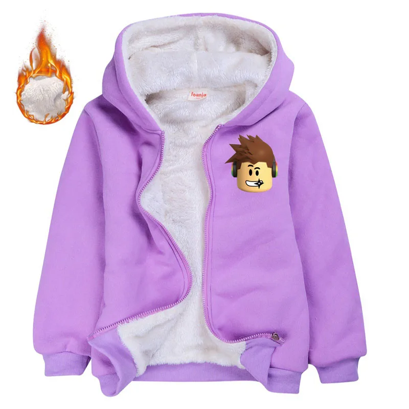 Зимняя толстовка на молнии с рисунком для маленьких мальчиков и девочек