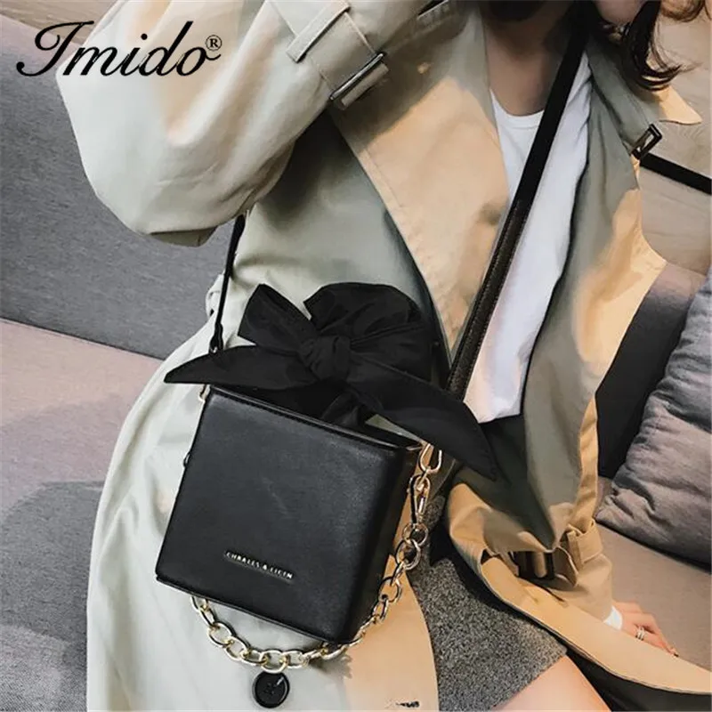 

Female Designer Handbag 2020 Fashion New High Quality PU Leather Women Tote Bag Bow Chain Shoulder Messenger Bag Mini Box Bags