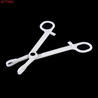 round open clamp profession plastic disposable body piercing plier body ear lip navel nose tongue piercing forcep tool