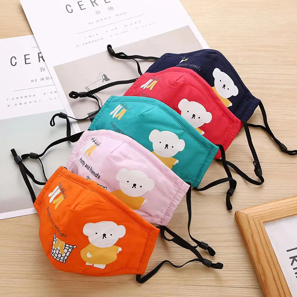 40 # детская 1 шт. маска многоразовая Пылезащитная Крышка для рта PM2.5 моющаяся