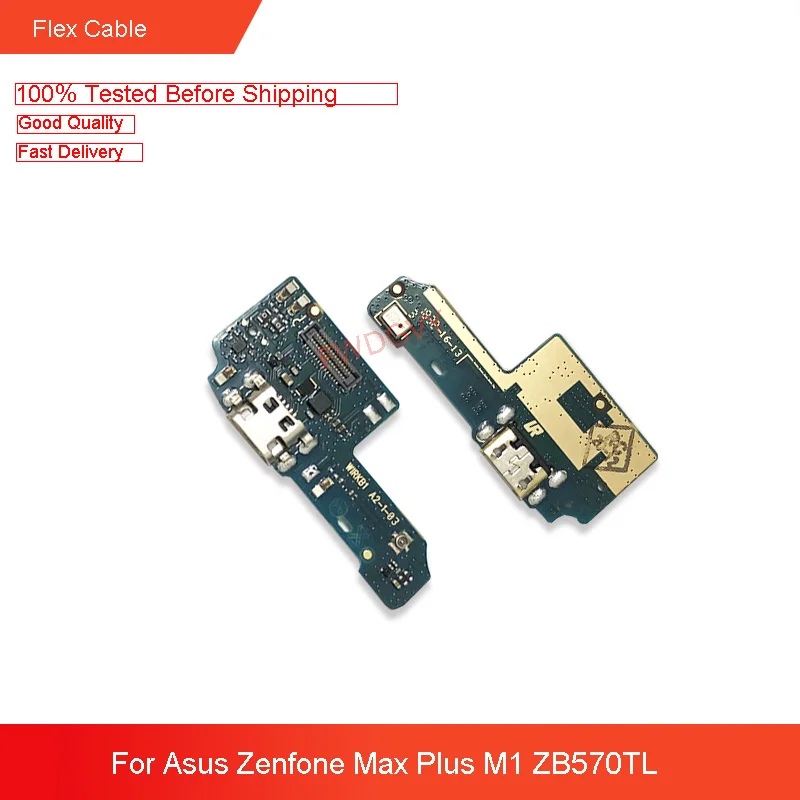 

Replacement For Asus Zenfone Max Plus (M1) ZB570TL USB Charger Dock Connect Charging Flex Cable Repair Spare Parts Test QC