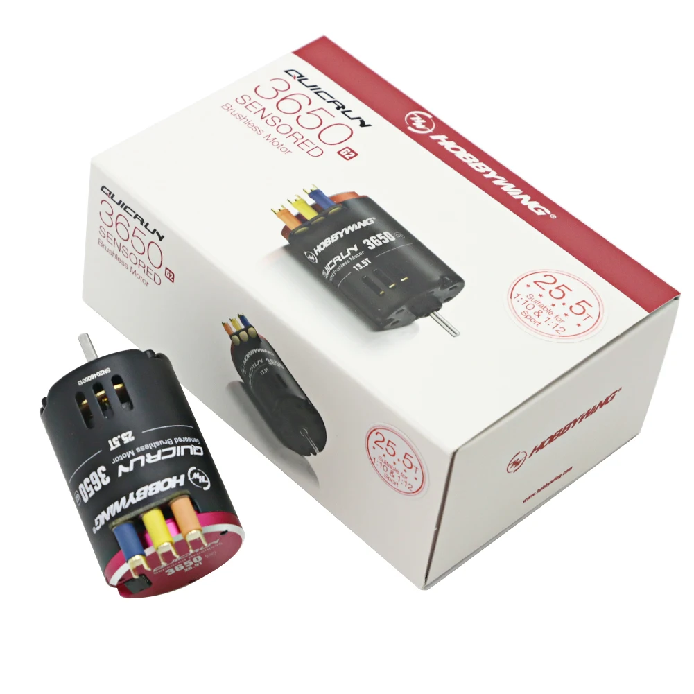 Гоночный бесщеточный двигатель Hobbywing quirun 3650 G2 6 5 T/8 T/10 T/13 T/17 T/21 T/25 T 2 3S для