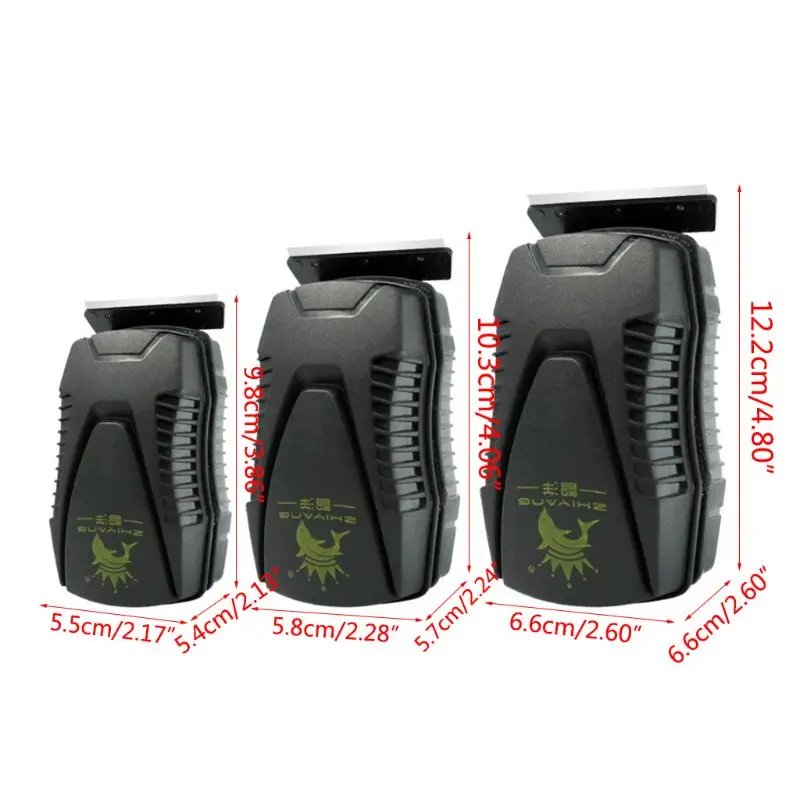 

Dual-use Fish Tank Magnetic Brush Moss Remover Glass Suspension Scraper Aquarium Cleaning Tool