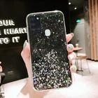 Блестящий Мягкий чехол со звездами, прозрачный чехол для Samsung Galaxy S10 S10e Note 8 9 A6 A7 A8 Note 10 Lite S8 S9 S10 S20 Plus Ultra