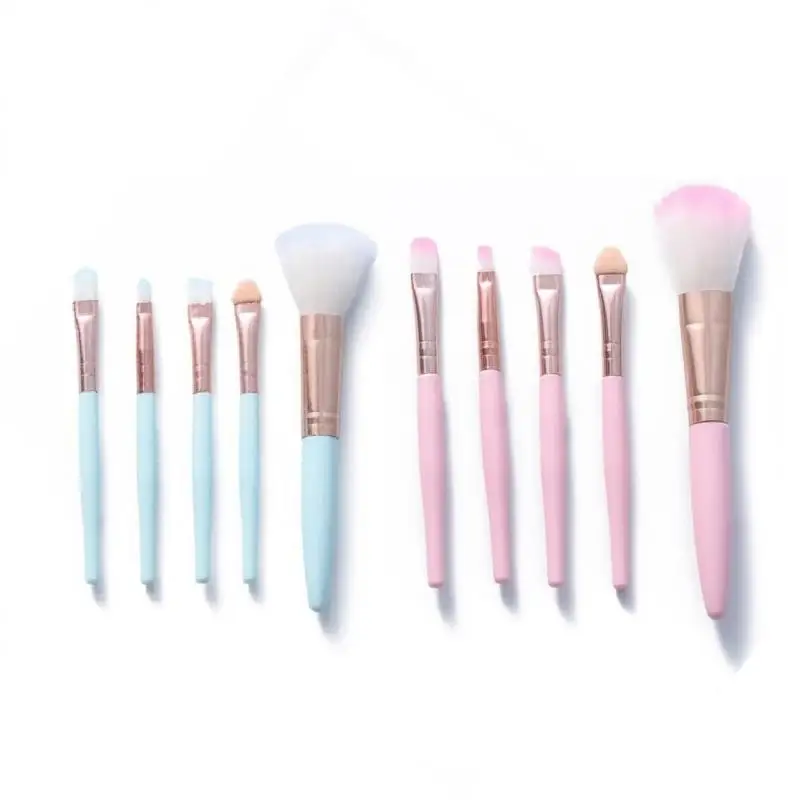 

Набор кистей для макияжа для начинающих, 5 шт., инструменты для красоты, кисти для губ, теней, румян, основы, мягкие портативные Кисти для маки...