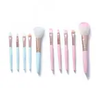Набор кистей для макияжа для начинающих, 5 шт., инструменты для красоты, кисти для губ, теней, румян, основы, мягкие портативные Кисти для макияжа, косметический инструмент