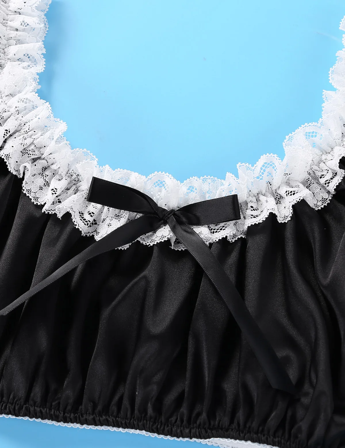 Мужские бюстгальтеры iiniim гладкие атласные топы нижнее белье с глубоким вырезом и