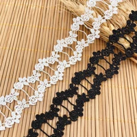 spot embroidery lace polyester silk bilateral wearable webbing clothing accessories lolita lace accessories