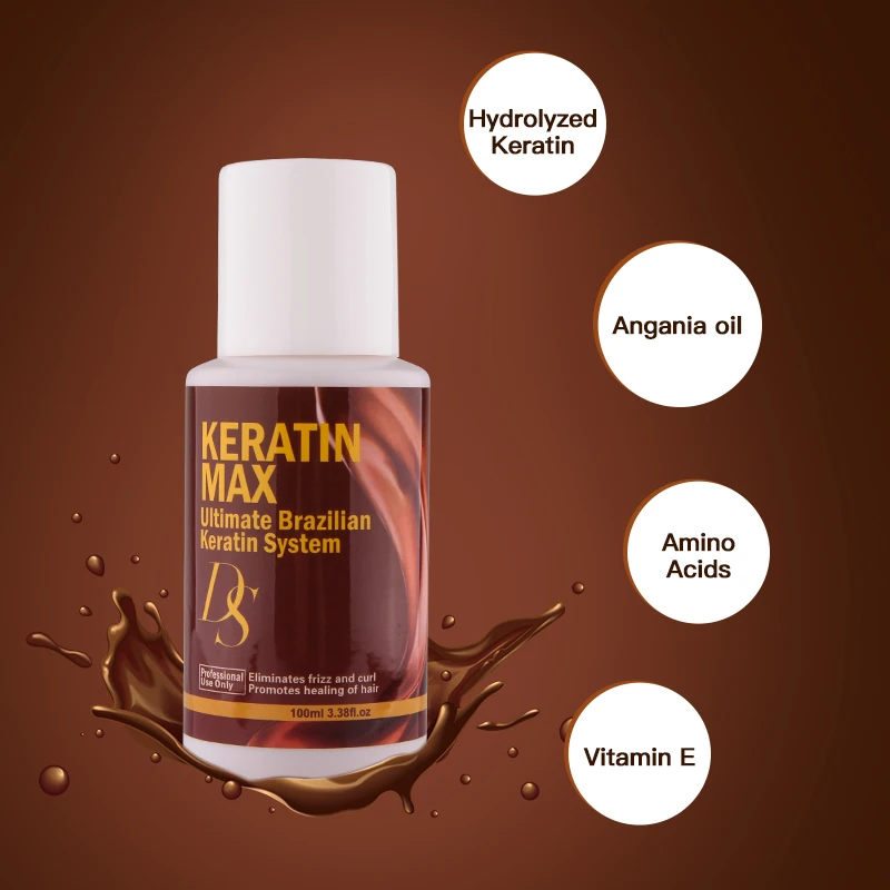 Недорогой бразильский Кератиновый выпрямитель для волос 100 мл уход за