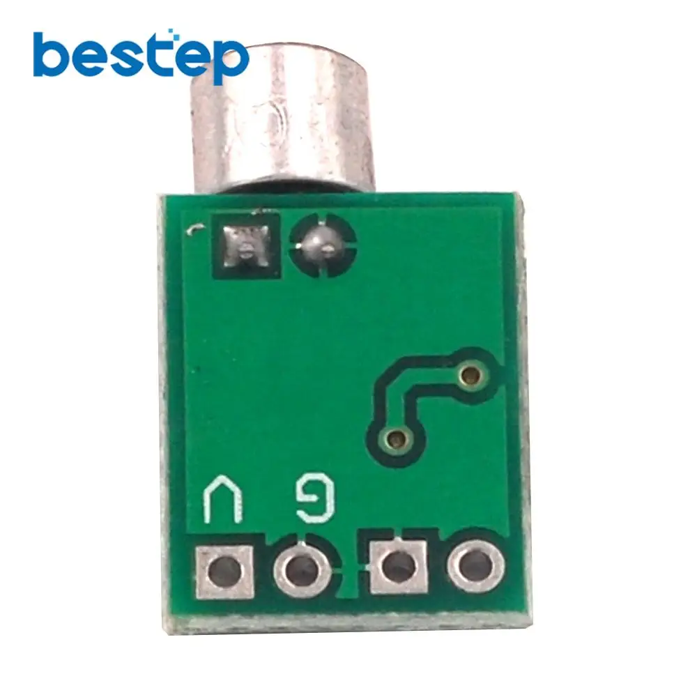 Микрофонный мини модуль усилителя звука микрофон монтажная плата DC 2 5 9 в 14x12 мм